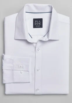 Traveler® COOLMOTION Tailored Fit 4 Way Stretch Long Sleeve Button Up Shirt -Big & Tall