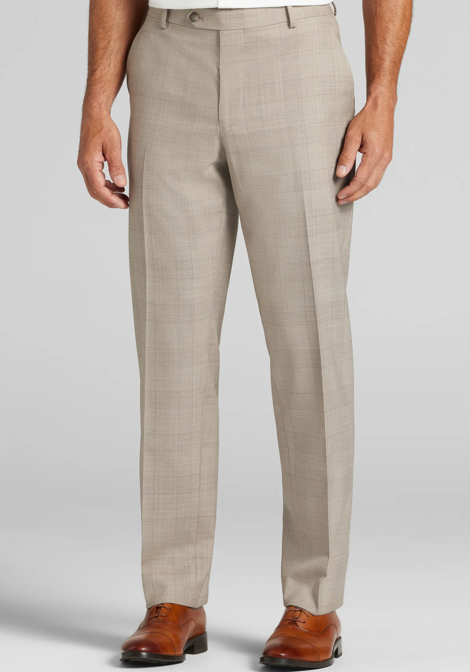 Traveler® COOLMOTION Tailored Fit Plaid Suit Separates Pants - Big & Tall