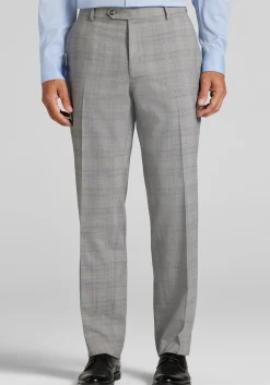Traveler® COOLMOTION Tailored Fit Plaid Suit Separates Pants - Big & Tall