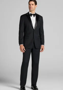 Traveler® COOLMOTION Tailored Fit Textured Solid Tuxedo Separate Jacket - Big & Tall