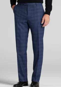 Traveler® COOLMOTION Tailored Fit Plaid Suit Separates Pants - Big & Tall CLEARANCE