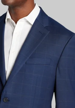 Traveler® COOLMOTION Tailored Fit Windowpane Suit Separates Jacket