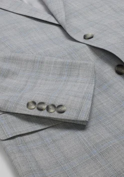 Traveler® COOLMOTION Tailored Fit Plaid Suit Separates Jacket
