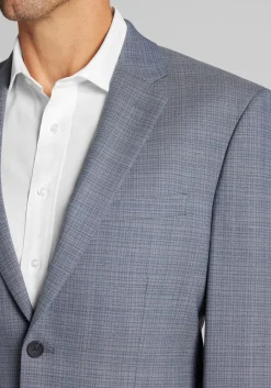 Traveler® COOLMOTION Tailored Fit Mini Plaid Suit Separates Jacket