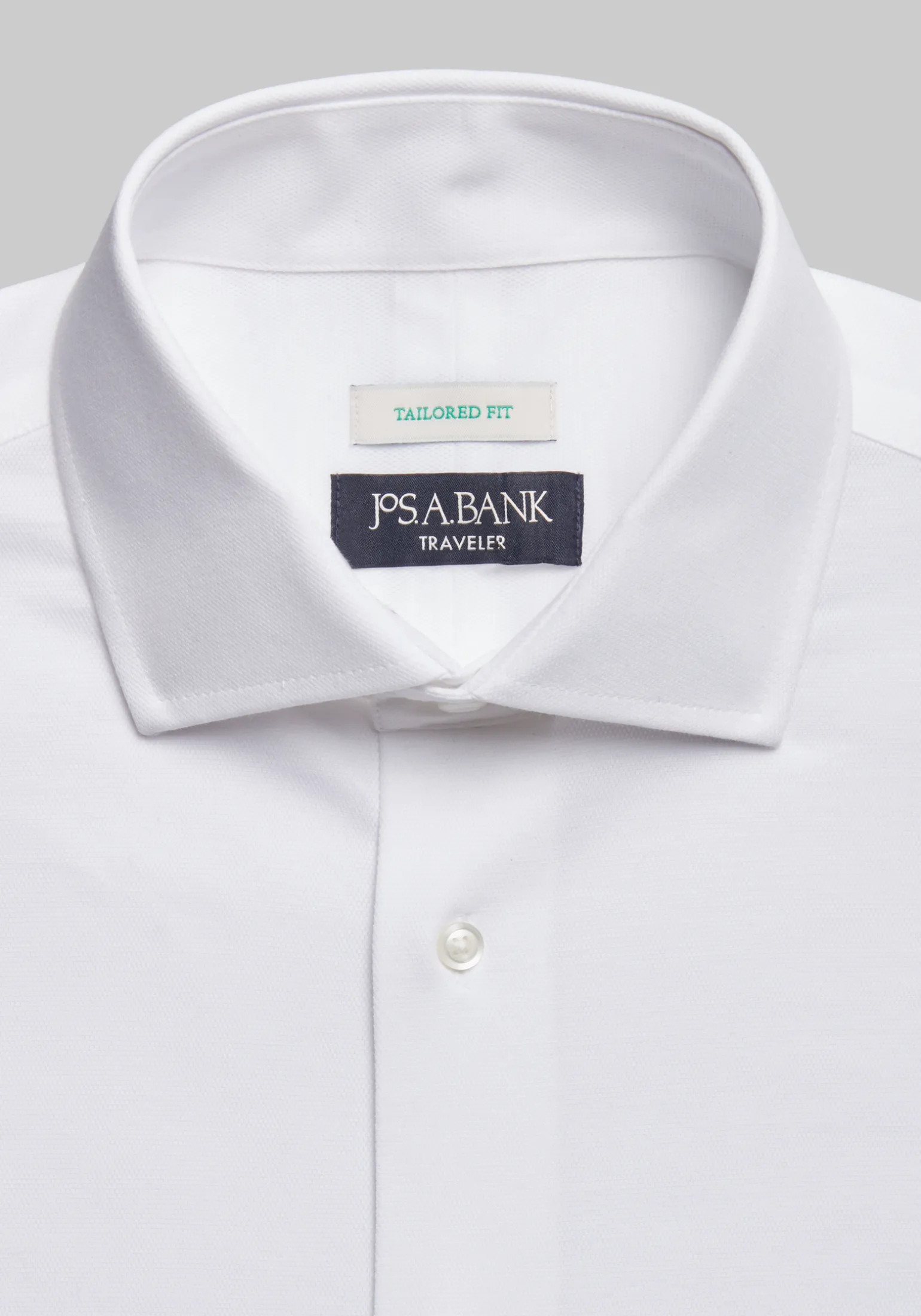 Traveler® COOLMOTION Tailored Fit Spread Collar Knit Solid Dress Shirt - Big & Tall