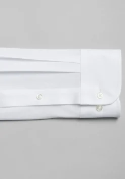 Traveler® COOLMOTION Tailored Fit Spread Collar Knit Solid Dress Shirt - Big & Tall