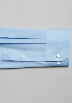 Traveler® COOLMOTION Tailored Fit Spread Collar Knit Solid Dress Shirt - Big & Tall