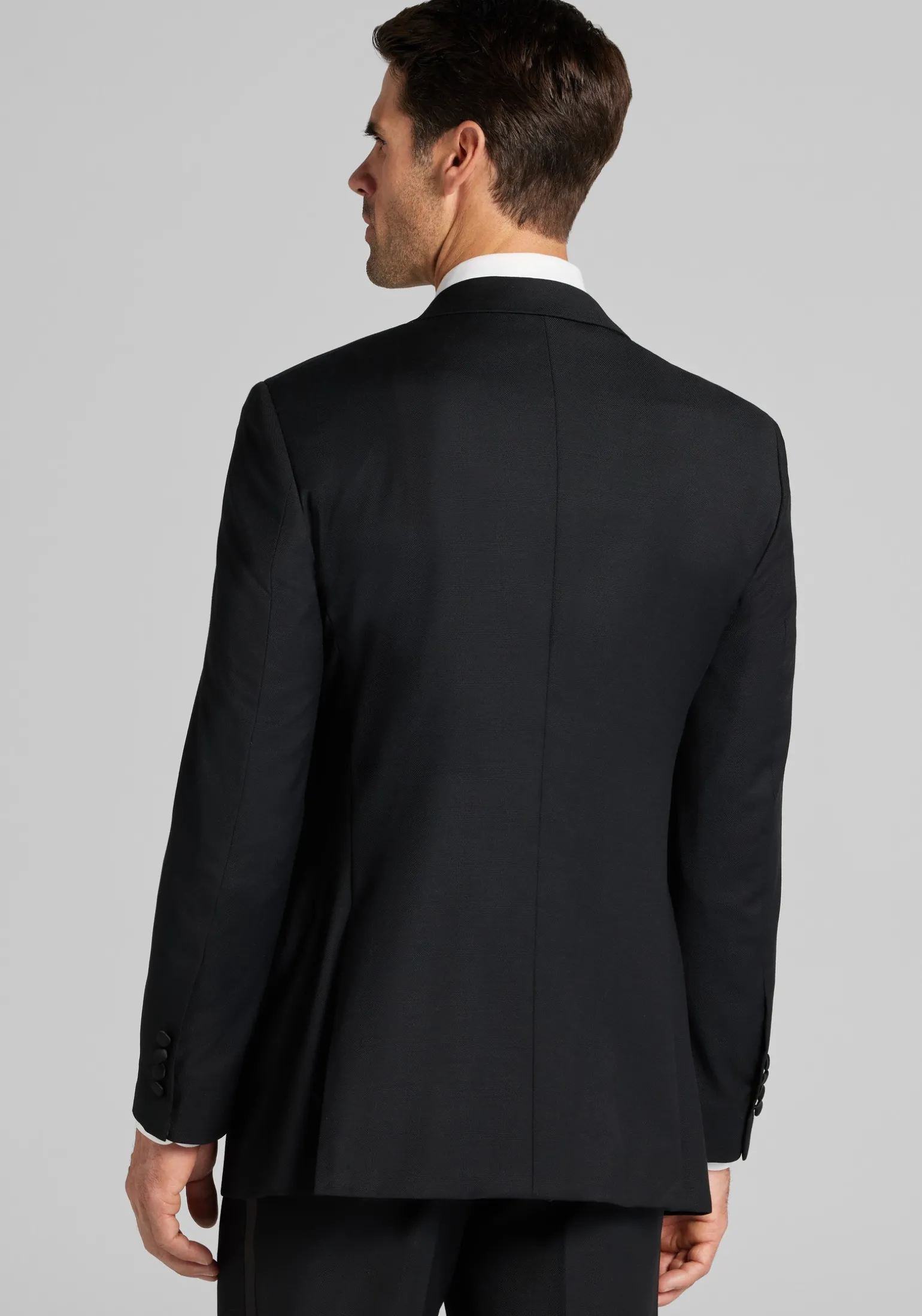 Traveler® COOLMOTION Tailored Fit Textured Solid Tuxedo Separate Jacket