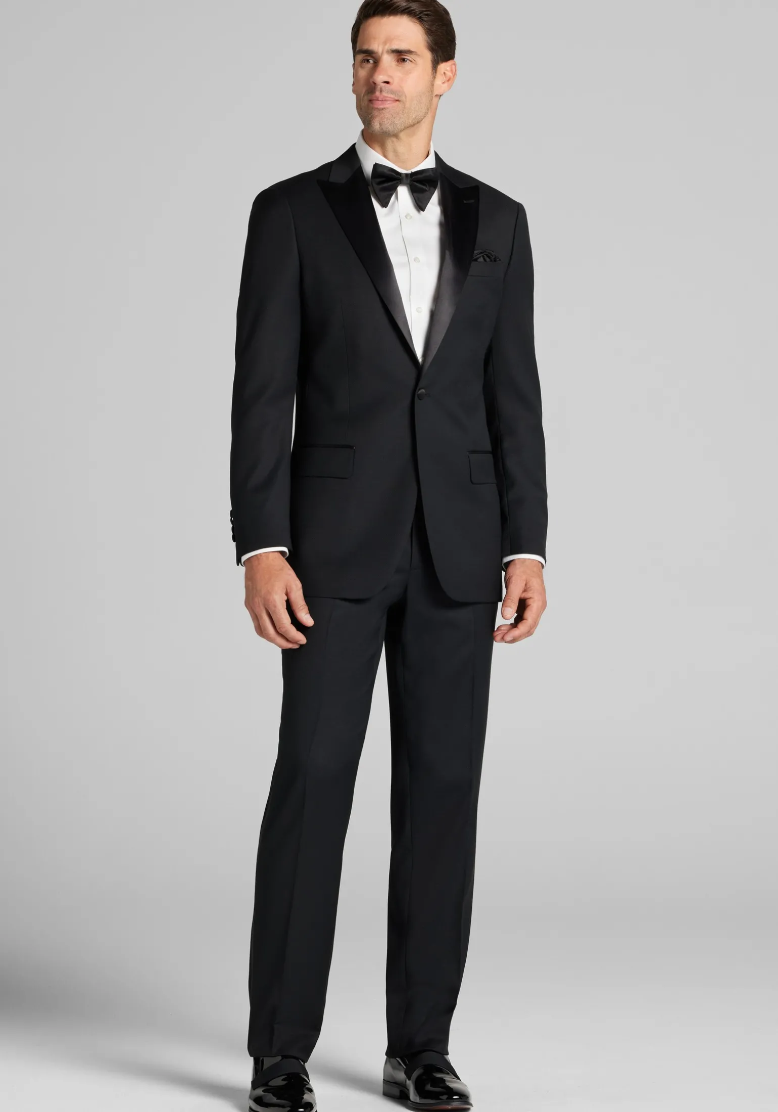 Traveler® COOLMOTION Tailored Fit Textured Solid Tuxedo Separate Jacket