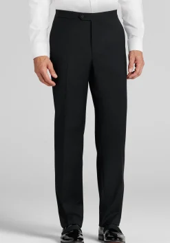 Traveler® COOLMOTION Tailored Fit Textured Wool Blend Tuxedo Separates Pants