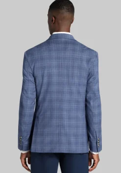 Traveler® COOLMOTION Tailored Fit Windowpane Sportcoat