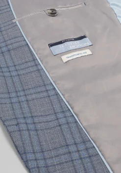 Traveler® COOLMOTION Traditional Fit Plaid Sportcoat