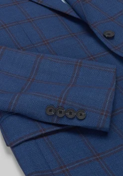 Traveler® COOLMOTION Traditional Fit Windowpane Sportcoat
