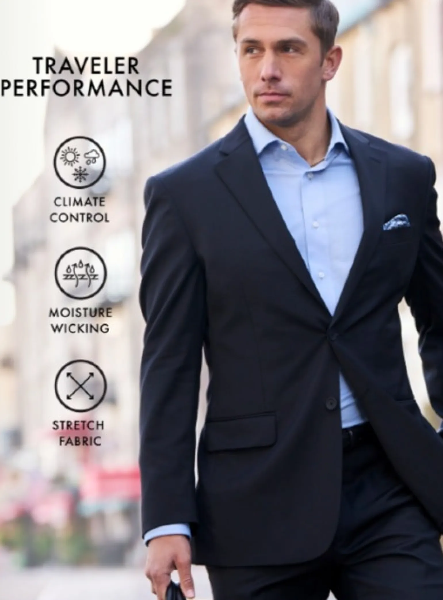 Traveler® Performance Collection Tailored Fit Blazer