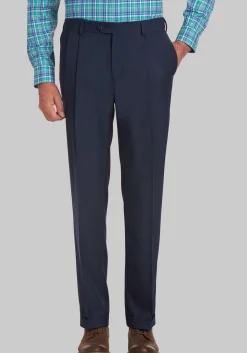 Traveler® Performance Extended Waistband Pleated Refined Chinos