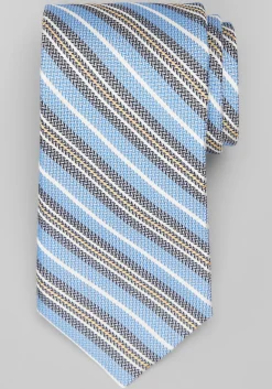 Traveler® Regular Width New Stripe Silk Tie