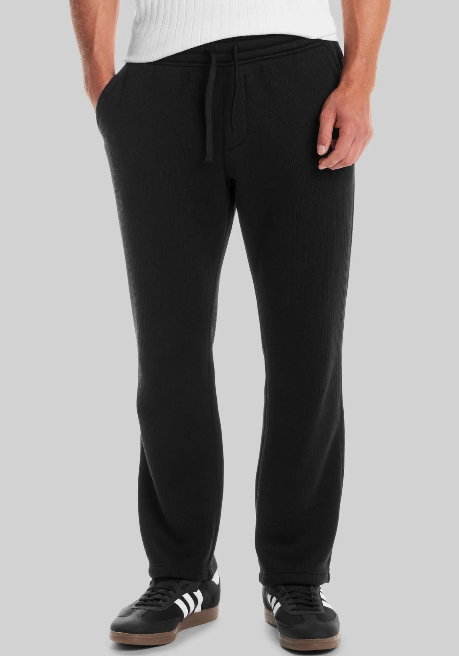 Vintage & Black Ribbed Joggers