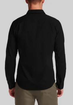 Vintage & Black Traditional Fit Mini Seersucker Button Up Shirt