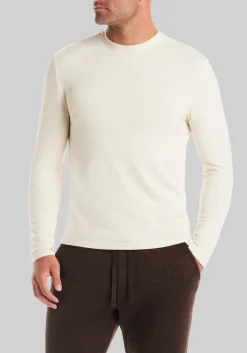 Vintage & Black Traditional Fit Long Sleeve Solid Crew Neck Shirt
