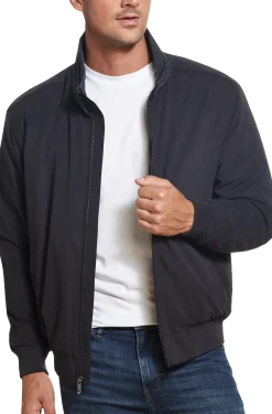 Weatherproof Tailored Fit Microfiber Fleece-Lined Bomber Jacket