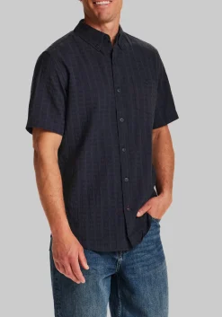 Weatherproof Traditional Fit Short Sleeve Button Up Shirt