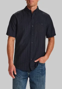Weatherproof Traditional Fit Short Sleeve Button Up Shirt