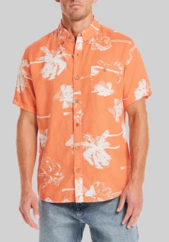 Weatherproof Vintage Tailored Fit Short Sleeve Cotton Print Shirt