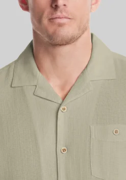 Weatherproof Vintage Traditional Fit Airtex Camp Shirt