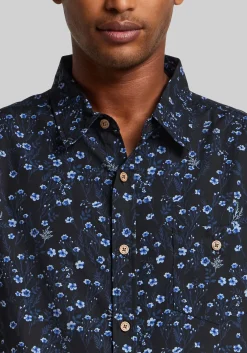 Weatherproof Vintage Traditional Fit Small Floral Poplin Button Up Shirt