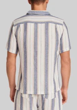Weatherproof Vintage Traditional Fit Vertical Stripe Button Up Shirt