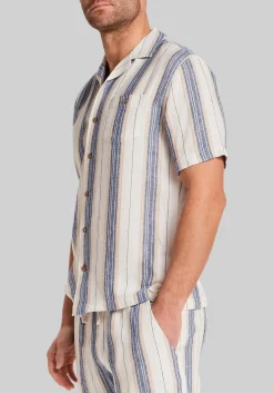 Weatherproof Vintage Traditional Fit Vertical Stripe Button Up Shirt