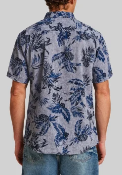 Weatherproof Vintage Traditional Fit Tropical Button Up Hawaiian Shirt
