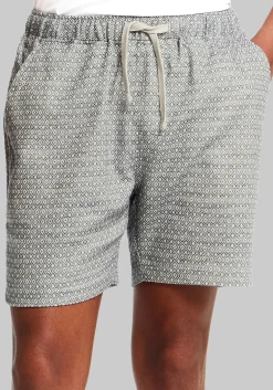 Weatherproof Vintage Traditional Fit Diamond Jacquard Shorts 6'' Inch Inseam