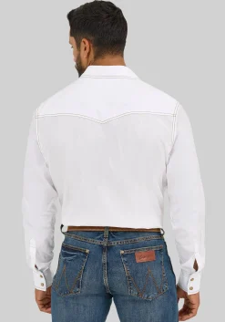 Wrangler Retro Premium Tailored Fit Western Button Up Shirt